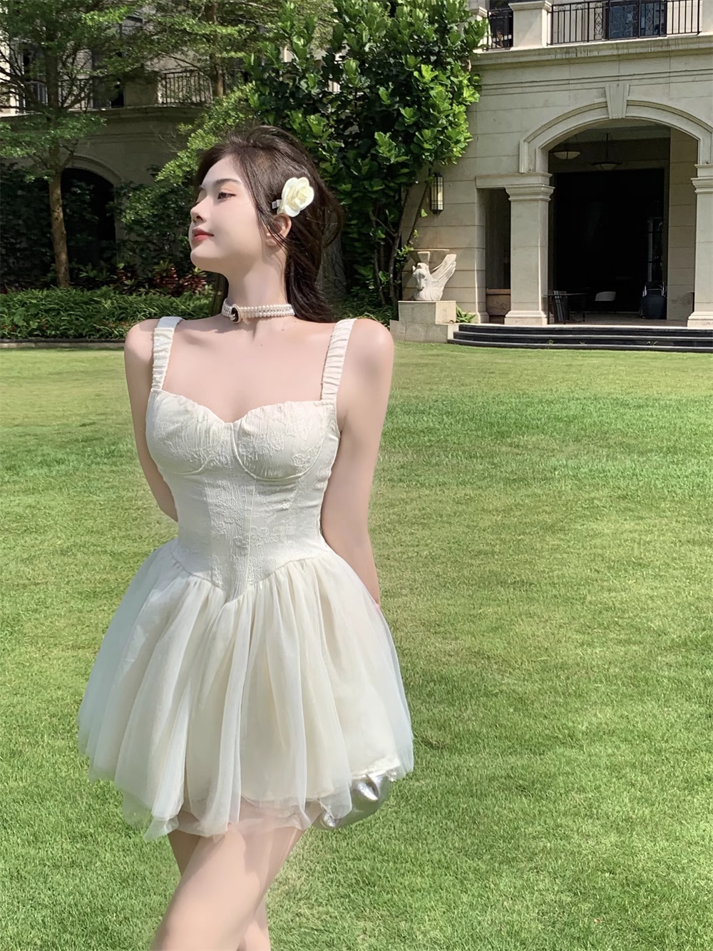 - A-line Tulle Dress GEU1221
