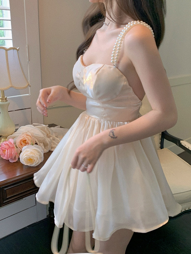 Faelynn Pearl Mini Dress