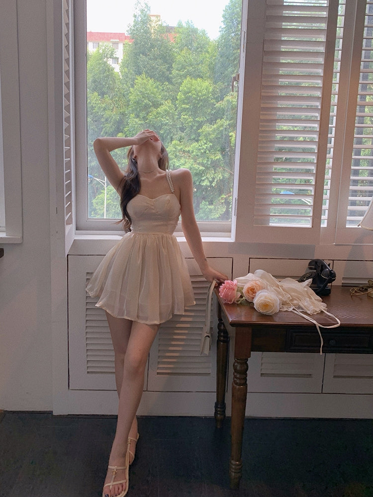 Faelynn Pearl Mini Dress