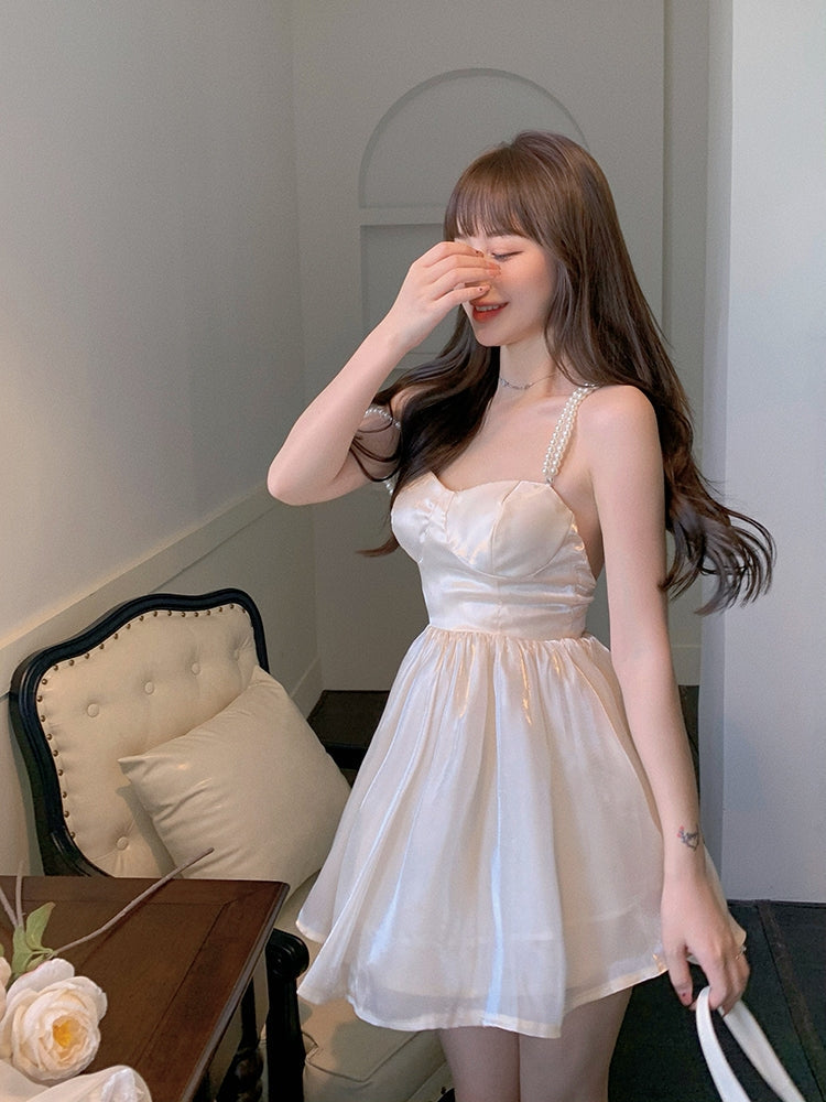 Faelynn Pearl Mini Dress