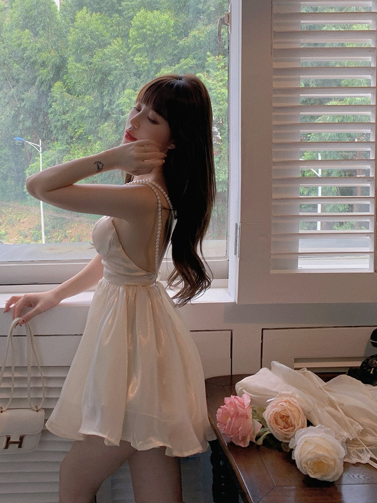 Faelynn Pearl Mini Dress