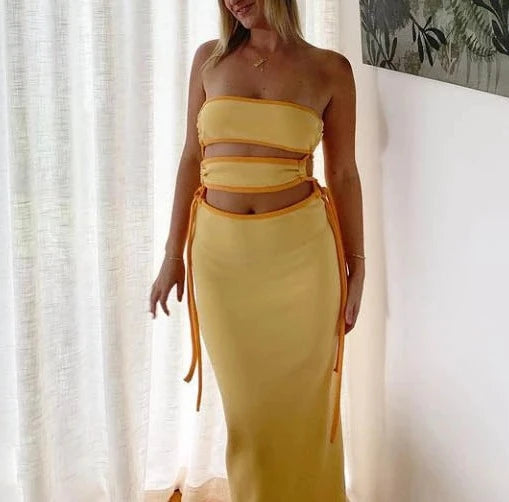 Gioia Strapless Maxi Dress