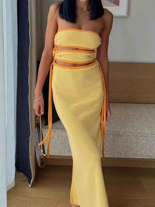 Gioia Strapless Maxi Dress