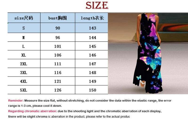 Vintage Print Women Sundress Summer Fashion Sexy V-neck Sleeveless Long Dresses with Pocket Casual Lady Maxi Dress Vestidos