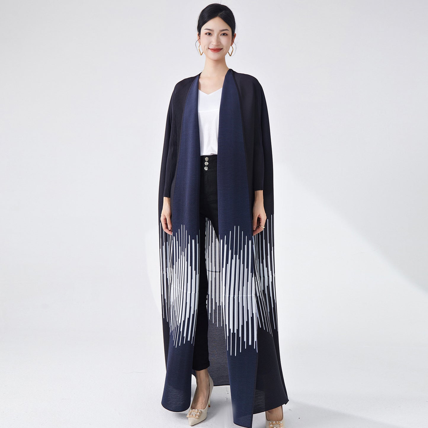 2025 Middle East women's robes are hot, high-end loose large-size cardigan jacket, Muslim decorative robe