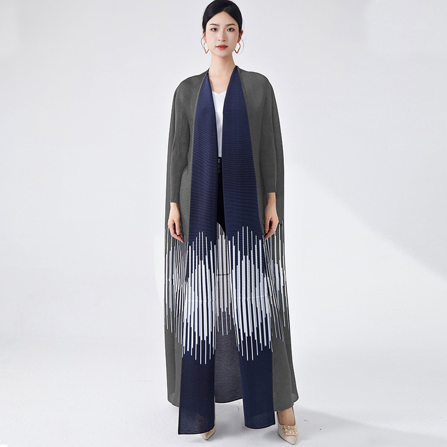 2025 Middle East women's robes are hot, high-end loose large-size cardigan jacket, Muslim decorative robe