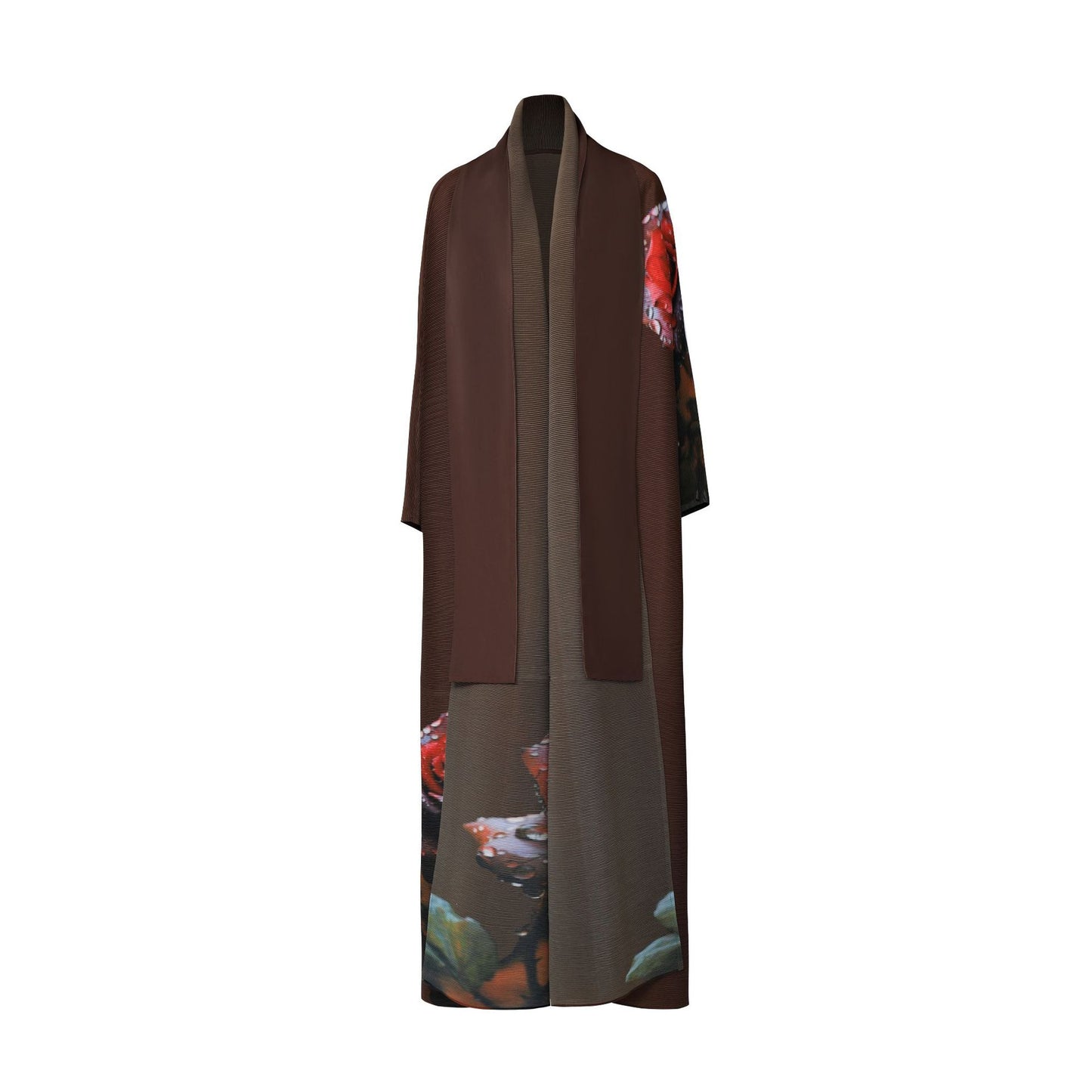 2025 Middle Eastern robe Muslim women's clothing Spring and Autumn new rose temperament large size Popular style jacket robe