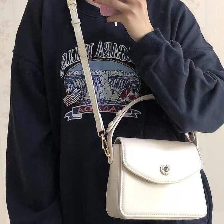 VMTVR 2025 Retro small square bag 2025 spring and summer new high-end handbag niche design messenger bag women's underarm bag