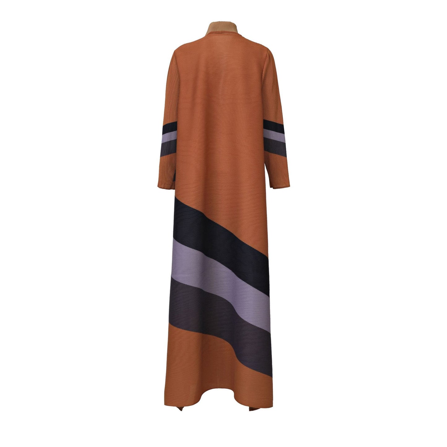 2025 trench coat women's high-end spring and autumn new loose large size lace-up Muslim robe hot sale coat tide