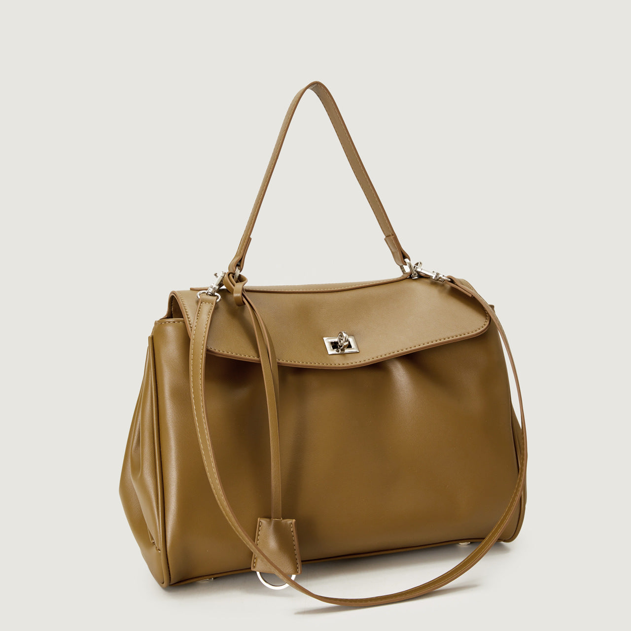 New popular autumn large-capacity tote bag, simple commuter versatile shoulder bag, premium texture women's bag