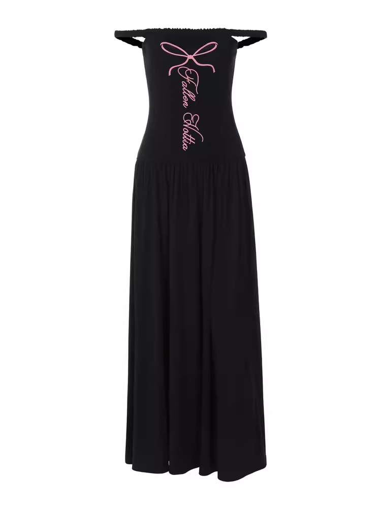 - Off the shoulder long dress GEU1355