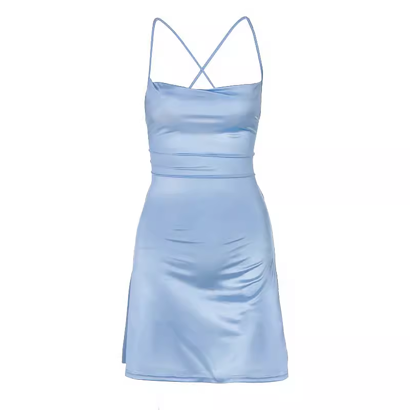 - Sexy Blue Bodycon Dress GEU1365
