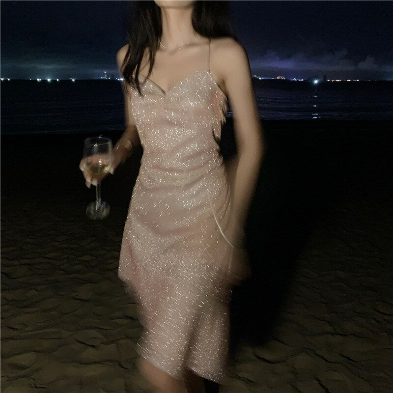 vmtvr - HOT Summer for 2023 Tank Strap Beach Club Backless Casual Evening Party Sexy Women'S Prom One Piece Basic Corset Dress