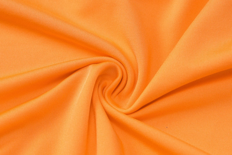 Orange Summer Mini Dress Women Sexy Hollow Out Irregular Bodycon Dress Fashion Long Sleeve Club Party Vacation Beach Outfit