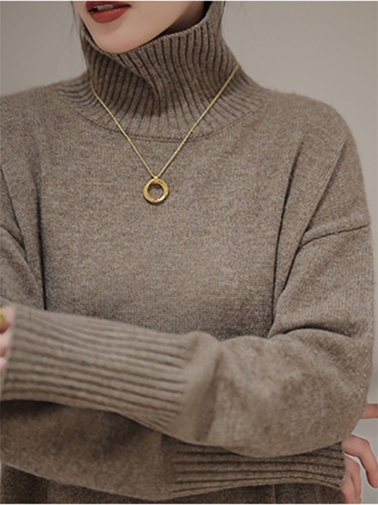 Thick Winter Women'S Dress Fall Sweater Women Dress Long Sleeve Knitted Dresses Maxi Vintage Oversize Dresses Knitting