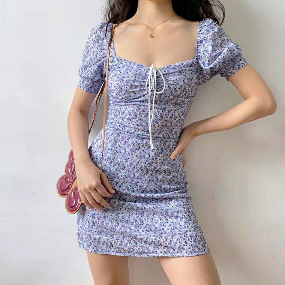 Sexy Halter Summer Women'S Dress Solid Hollow Out Metal Ring Harajuku Bandage Bodycon Dresses Party Club Vestidos Outfit