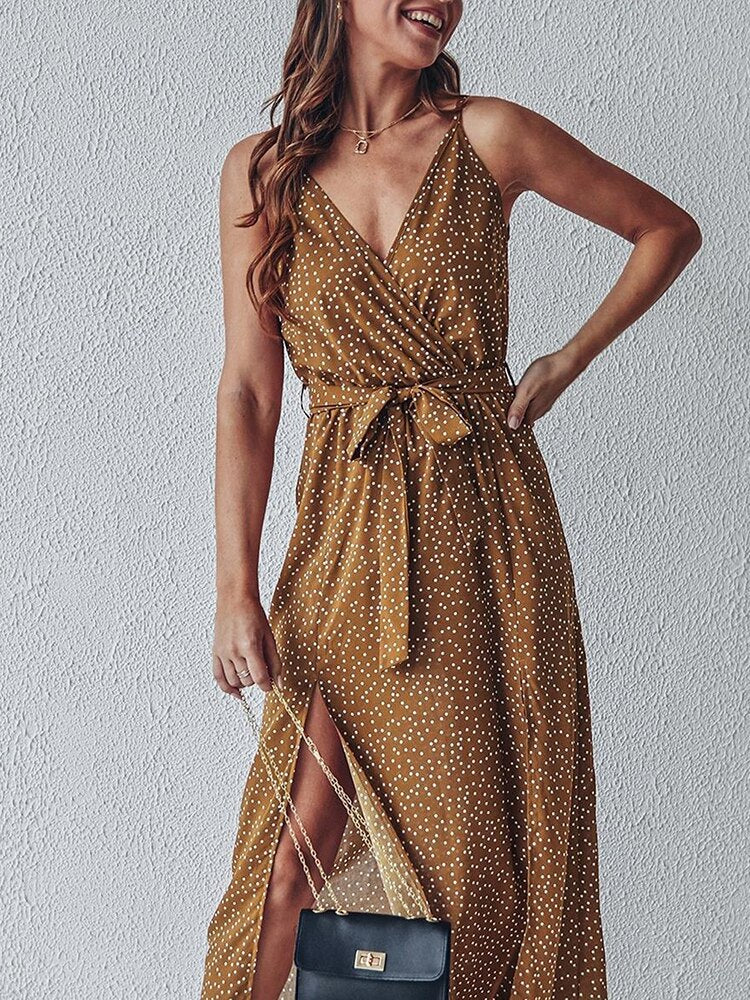 vmtvr Floral Print Beach Sundresses Women Sexy Backless Long Dresses Female V Neck Sleeveless Bandage Elegant Maxi Dress Summer
