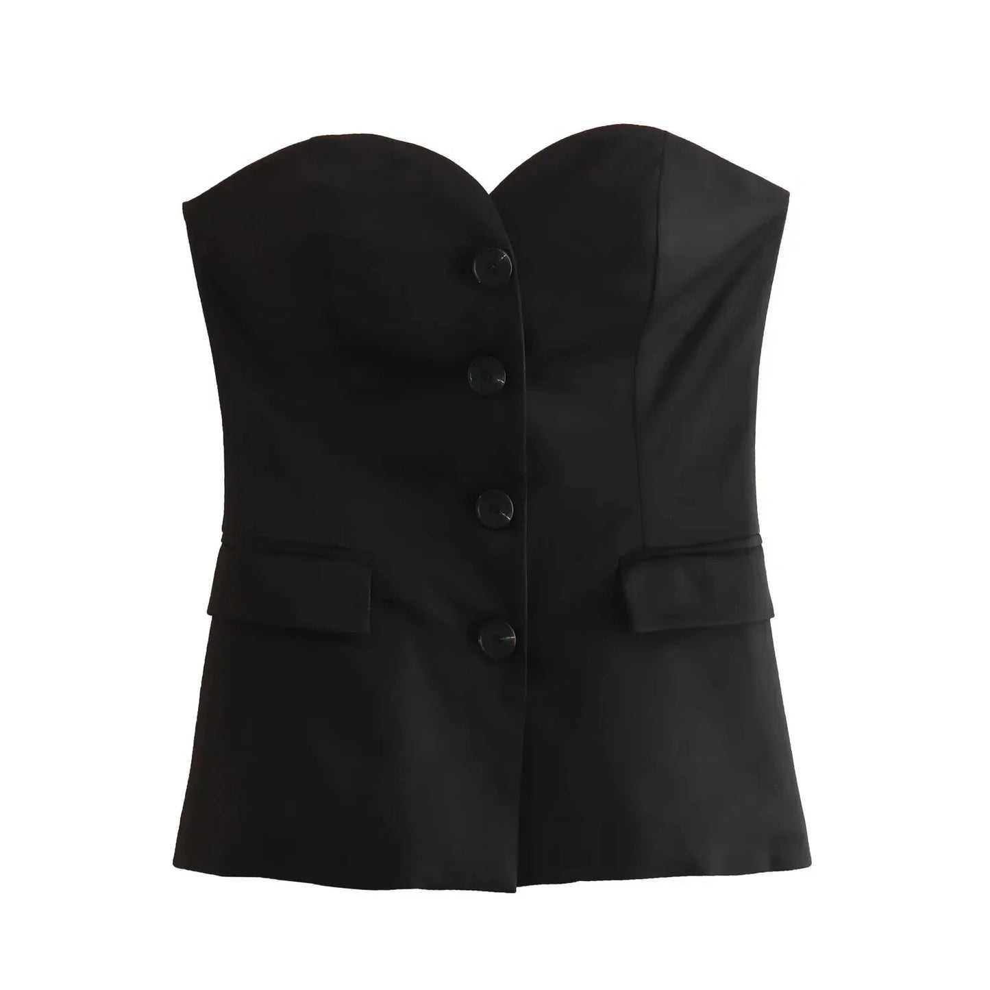 vmtvr Beige Top Women 2024 Corset Summer Black Bustier Waistcoat Sexy Off The Shoulder Slim Elegant Fashion Sweetheart Neck Vintage