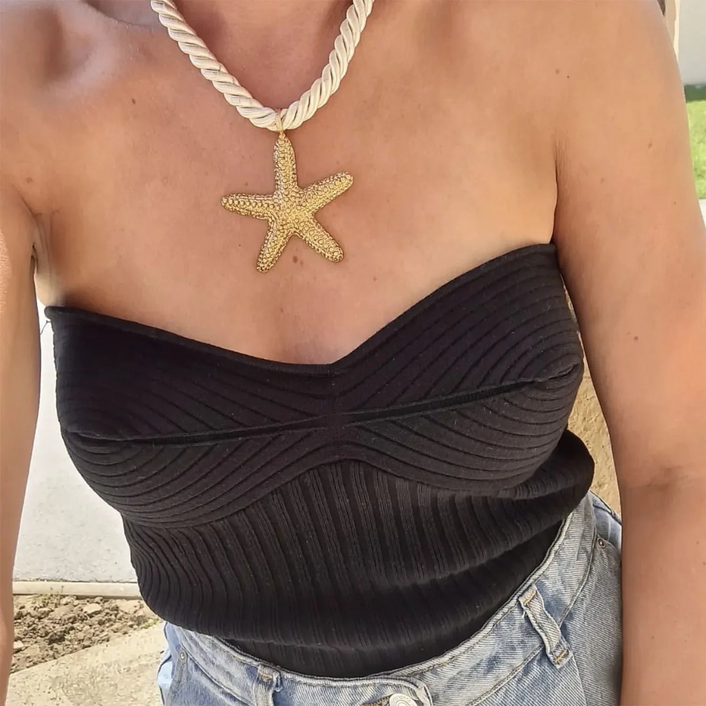 vmtvr Sexy Strapless Knitted Cropped Tops for Women 2024 Spring Summer Casual Solid Sleeveless Skinny Tops Female Fashion Tee