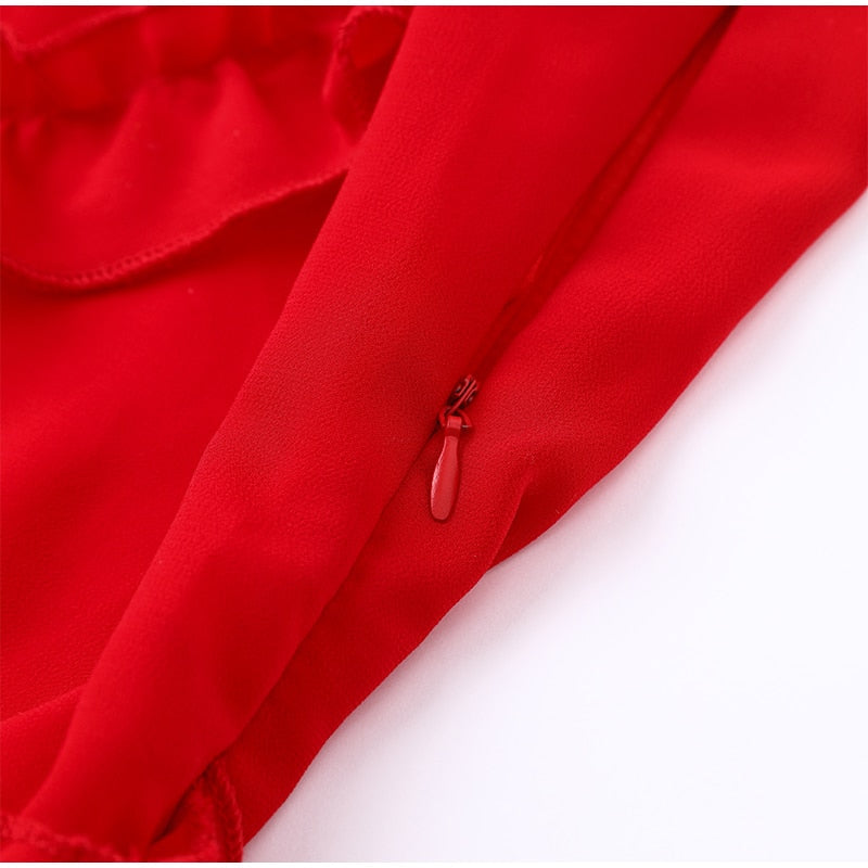 Women Elegant Deep V Neck Maxi Dress Sexy Ruffles Backless Party Club Dresses Fashion Ladies Beach Split Sundress Vestidos