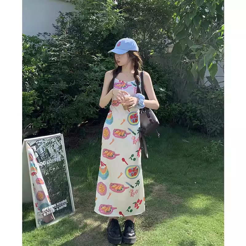 - Sexy Sleeveless Summer Dress GEU1402