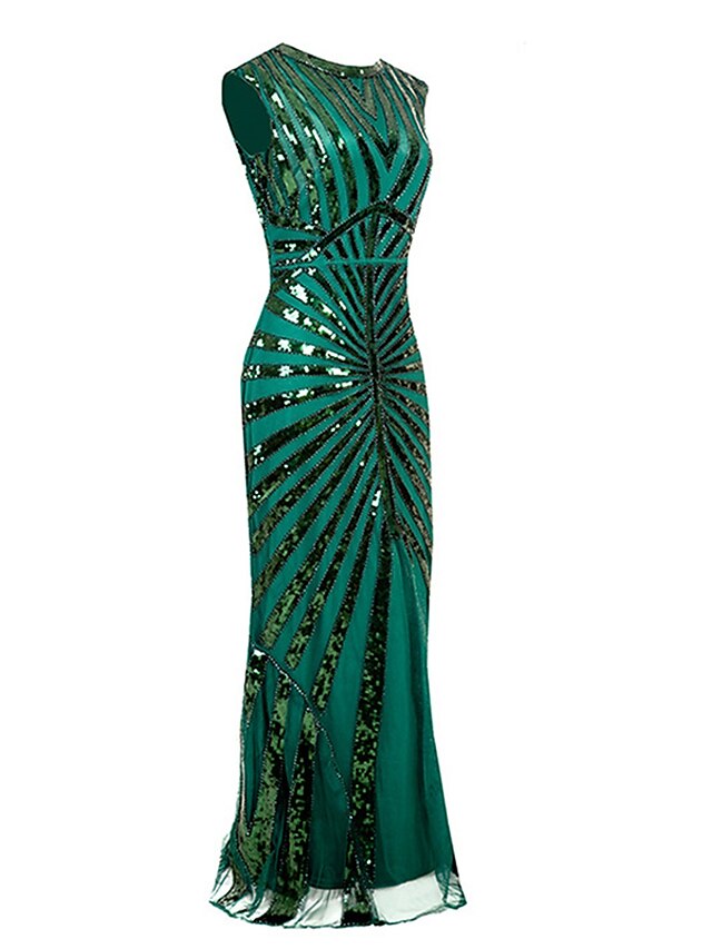 Women‘s Halloween Dress Prom Dress Party Dress Sequin Dress Long Dress Maxi Dress Silver Black Pink Sleeveless Pure Color Sequins Summer Spring Crew Neck Party Evening Party Vacation S M L XL 2XL