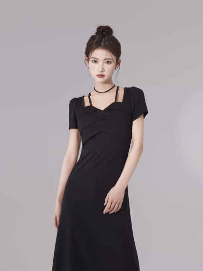 - women's black dress GEU1552