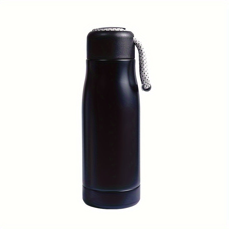 Custom Engraved Insulated Sports Water Flasks - Personalized Stainless Steel Drink Containers for Hot and Cold Beverages, 13.53/18.6 oz Capacity, with Carrying Loop