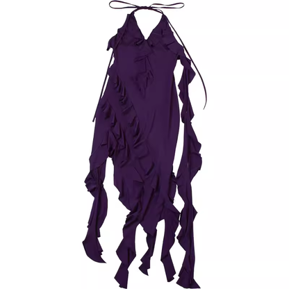 - Chic Purple Summer Dress   GEU1392