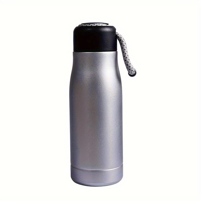 Custom Engraved Insulated Sports Water Flasks - Personalized Stainless Steel Drink Containers for Hot and Cold Beverages, 13.53/18.6 oz Capacity, with Carrying Loop