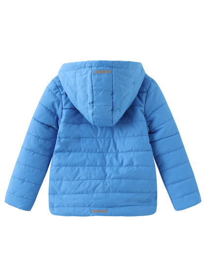 Lightweight Boys Winter Hooded Coat - Windproof, Warm, and Water-Resistant Outerwear with Adjustable Cuffs and Hem - Perfect for Outdoor Play and Casual Daily Wear