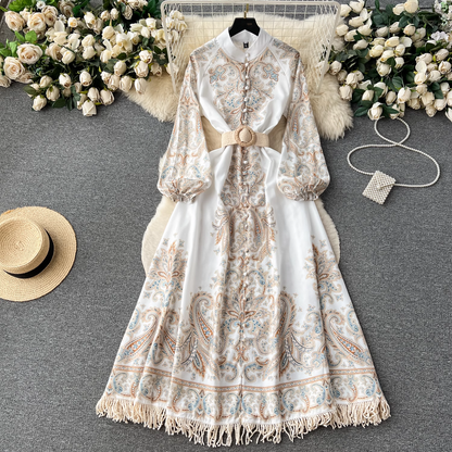 - women's autumn palace style dress GEU568