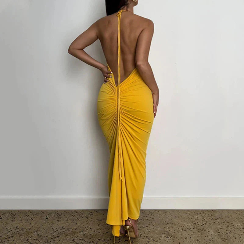 Aida Backless Maxi Dress