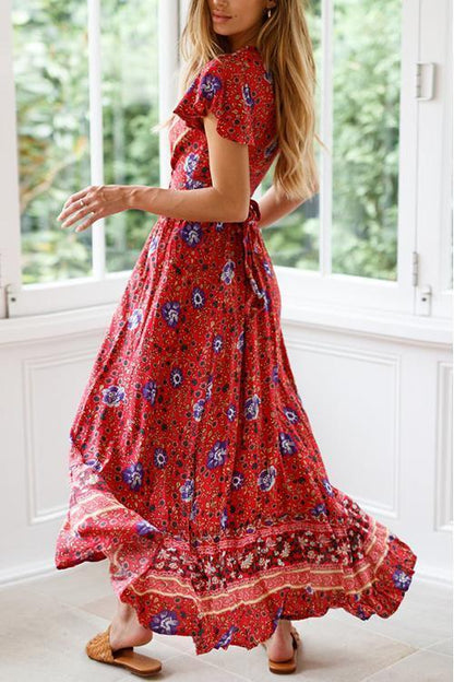 vmtvr - Bohemian Floral Maxi Dress