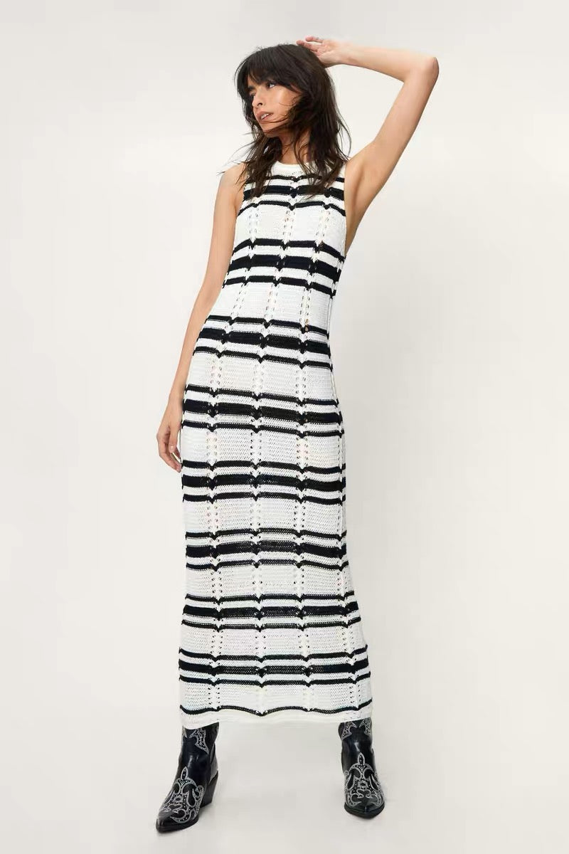 Divisha Striped Maxi Dress