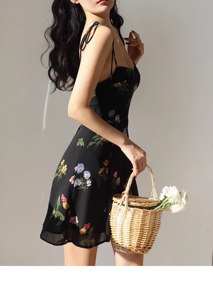 - floral short dress GEU1303