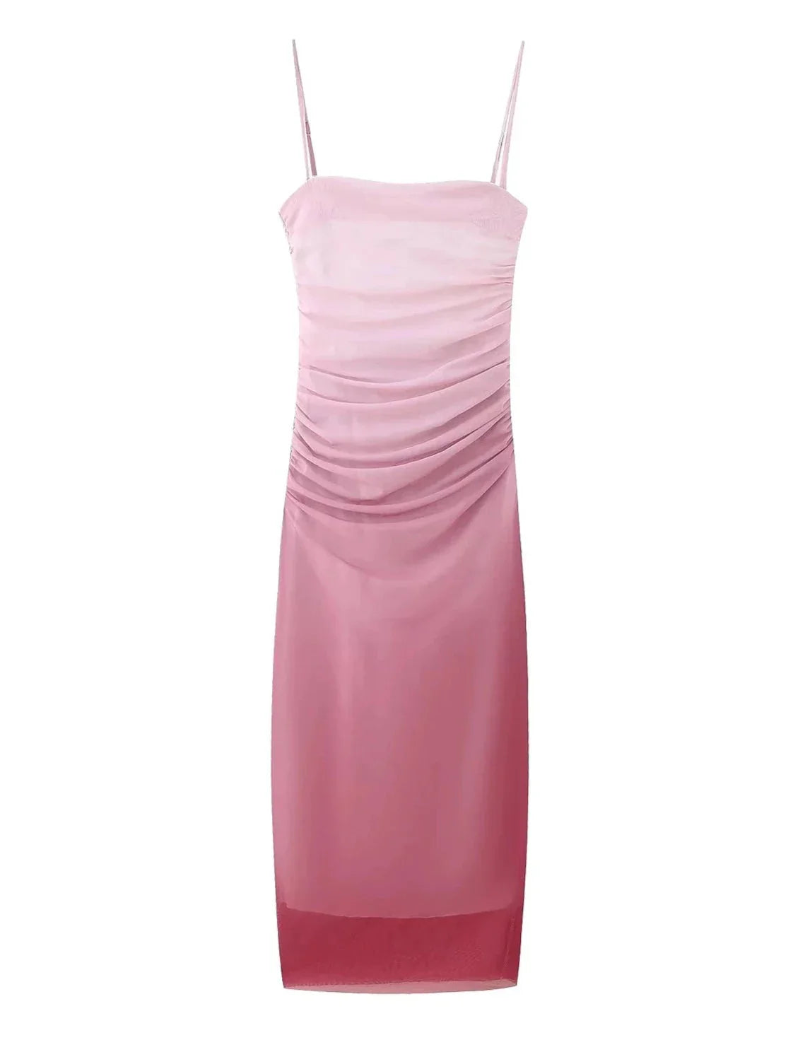 Itzae Mesh Slip Dress