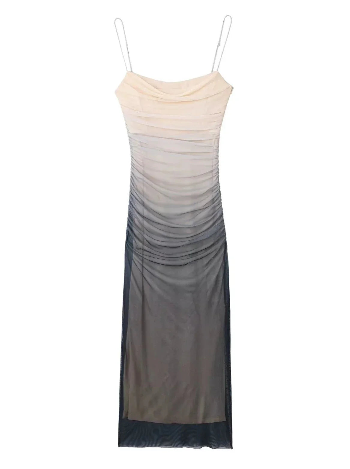 Itzae Mesh Slip Dress