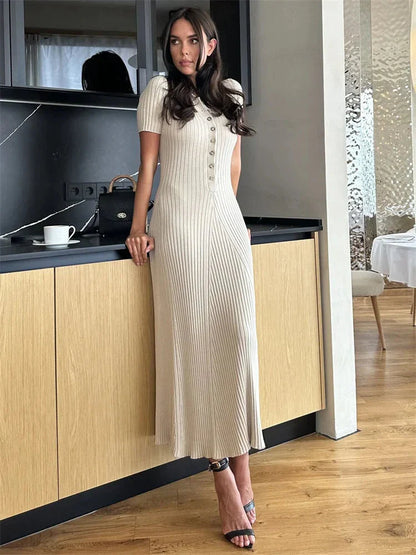 Jeylin Knit Maxi Dress