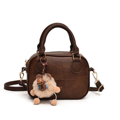 VMTVR 2025 Premium retro Maillard handbag handbag women's popular new popular shoulder messenger small square bag