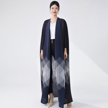 2025 Middle East women's robes are hot, high-end loose large-size cardigan jacket, Muslim decorative robe