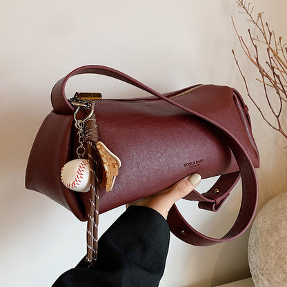 VMTVR 2025 Niche bag women's popular new trendy fashion simple versatile shoulder bag high sense work commuter messenger bag