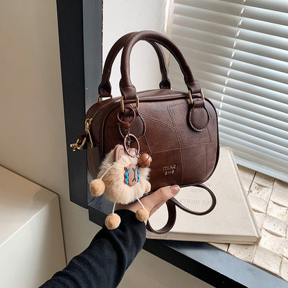 VMTVR 2025 Premium retro Maillard handbag handbag women's popular new popular shoulder messenger small square bag