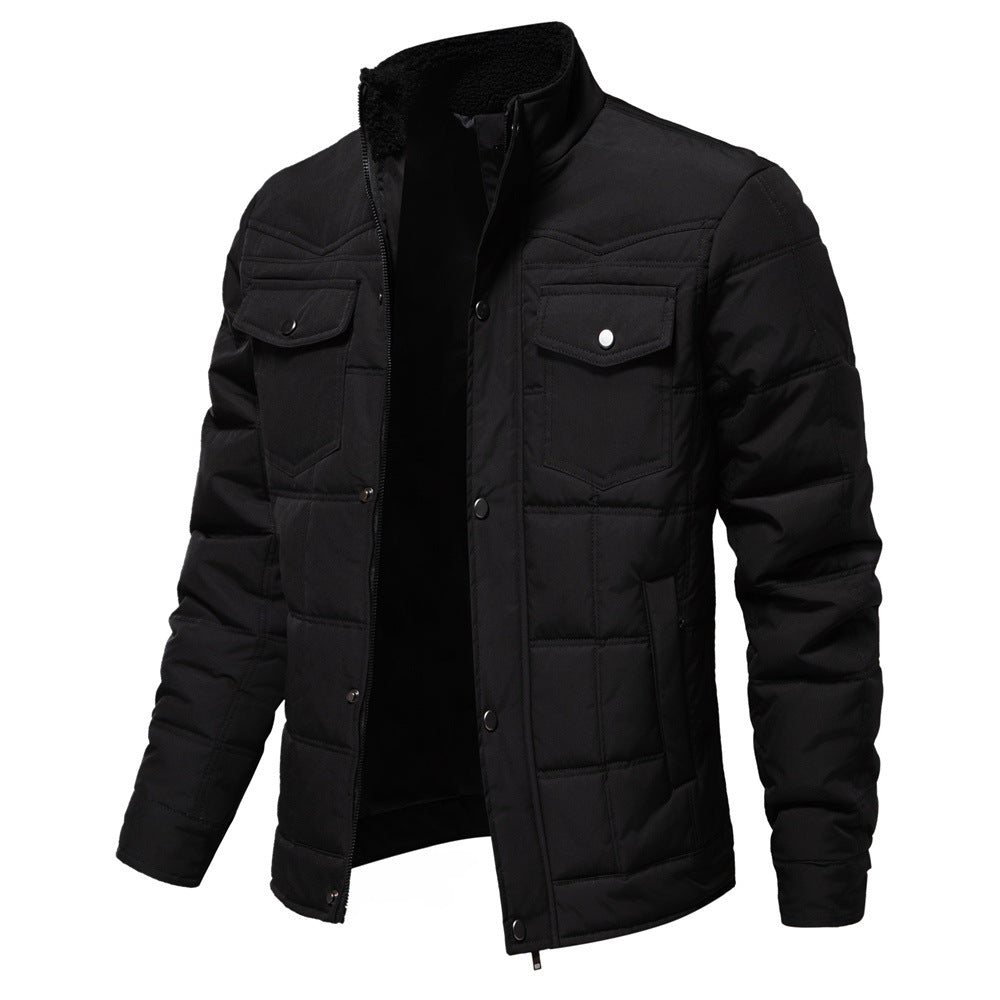 VMTVR 2025 popular autumn and winter new stand-up collar jacket Popular trade men's jacket casual fashion jacket n splicing men's top
