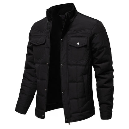 VMTVR 2025 popular autumn and winter new stand-up collar jacket Popular trade men's jacket casual fashion jacket n splicing men's top