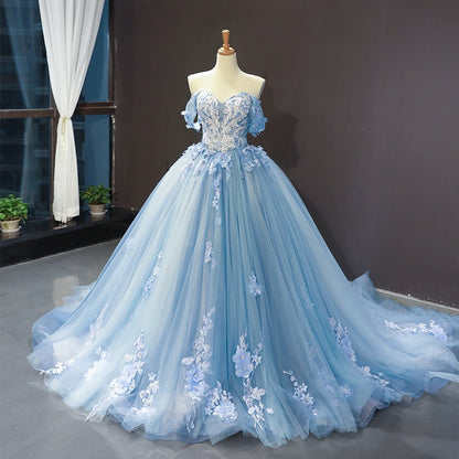 vmtvr prom dresses Colorful 2024 New Summer Bridal Solo Pettiskirt off-Shoulder Trailing Wedding Princess Dress