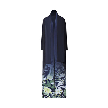 2025 Hot trade Dubai robe women's clothing large size printing loose scarf temperament jacket high-end fashion Mizhai robe autumn