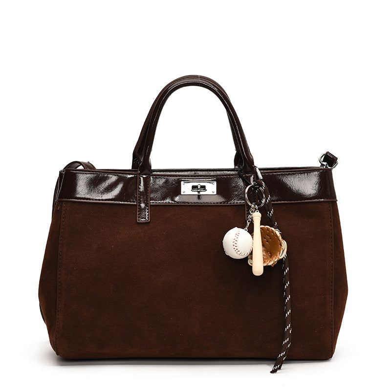 VMTVR 2025 Retro bag women's large-capacity armpit bag popular new casual messenger bag portable work commuter tote bag