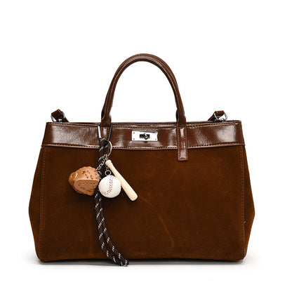 VMTVR 2025 Retro bag women's large-capacity armpit bag popular new casual messenger bag portable work commuter tote bag