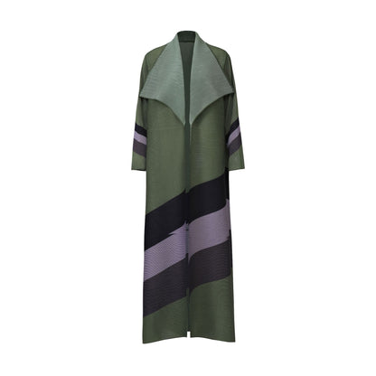 2025 trench coat women's high-end spring and autumn new loose large size lace-up Muslim robe hot sale coat tide